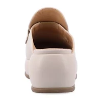 Journee Collection Antonina Womens Square Closed Toe Mules