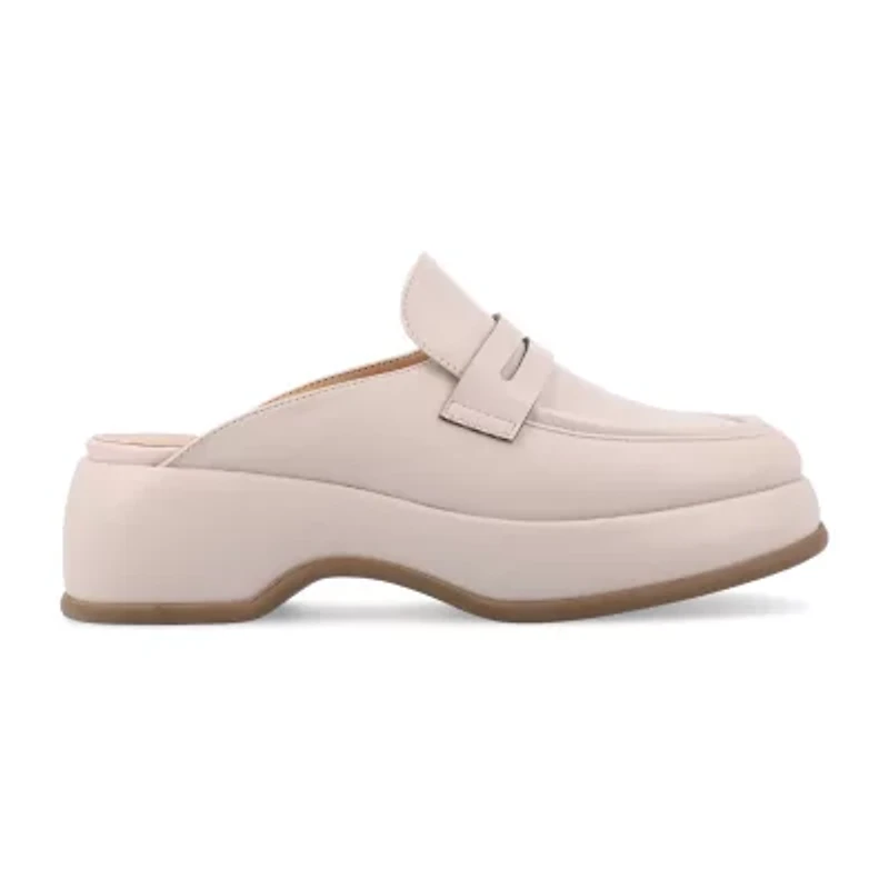 Journee Collection Antonina Womens Square Closed Toe Mules