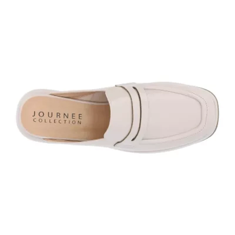 Journee Collection Antonina Womens Square Closed Toe Mules