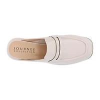 Journee Collection Antonina Womens Square Closed Toe Mules