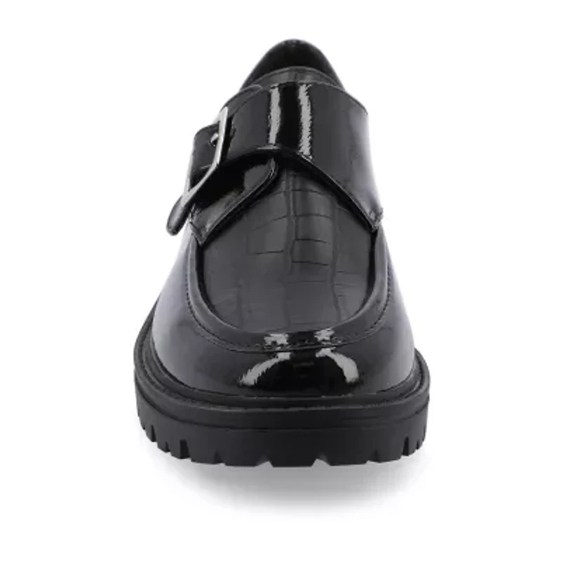 Journee Collection Azula Womens Moc Closed Toe Loafers