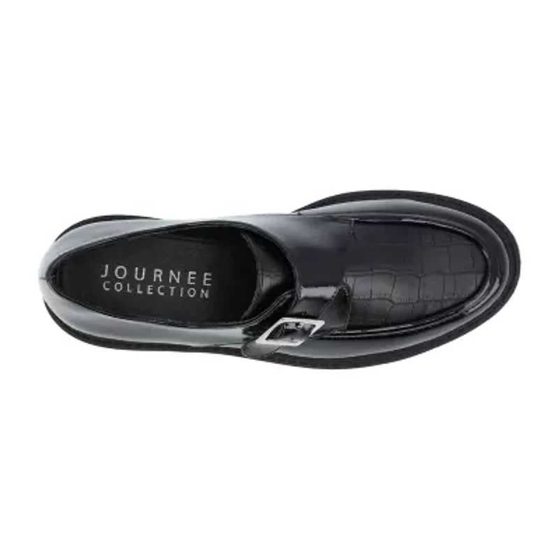 Journee Collection Azula Womens Moc Closed Toe Loafers