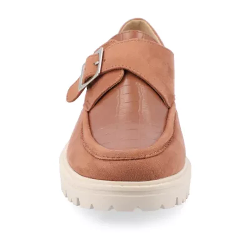 Journee Collection Azula Womens Moc Closed Toe Loafers