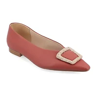 Journee Collection Elowen Womens Pointed Closed Toe Ballet Flats