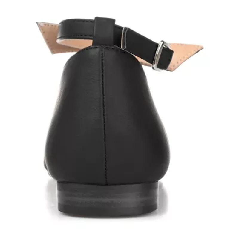 Journee Collection Vielo Womens Pointed Closed Toe Ballet Flats