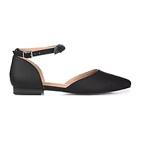 Journee Collection Vielo Womens Pointed Closed Toe Ballet Flats