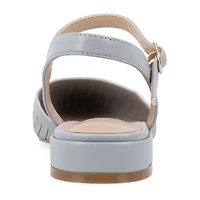 Journee Collection Ansley-Wd Womens Pointed Closed Toe Mary Jane Shoes Wide Width