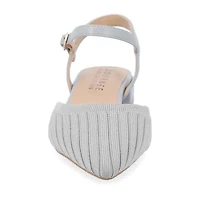 Journee Collection Ansley-Wd Womens Pointed Closed Toe Mary Jane Shoes Wide Width