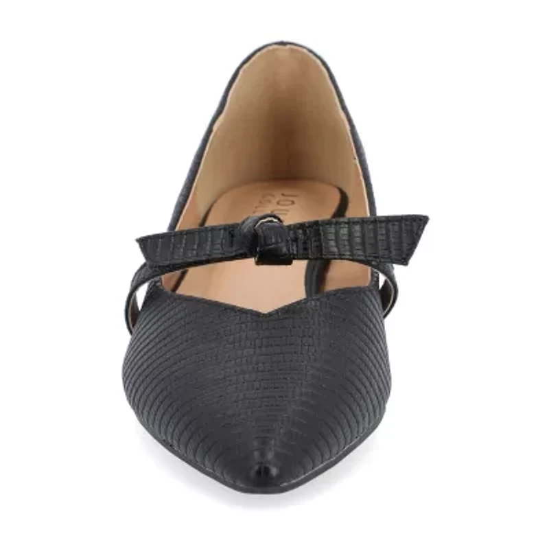 Journee Collection Cait Womens Pointed Closed Toe Ballet Flats