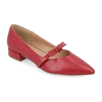 Journee Collection Cait Womens Pointed Closed Toe Ballet Flats