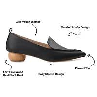 Journee Collection Maggs Womens Pointed Closed Toe Loafers