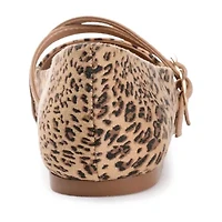 Journee Collection Patricia-Wd Womens Pointed Closed Toe Ballet Flats-Wide Width