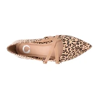 Journee Collection Patricia-Wd Womens Pointed Closed Toe Ballet Flats-Wide Width