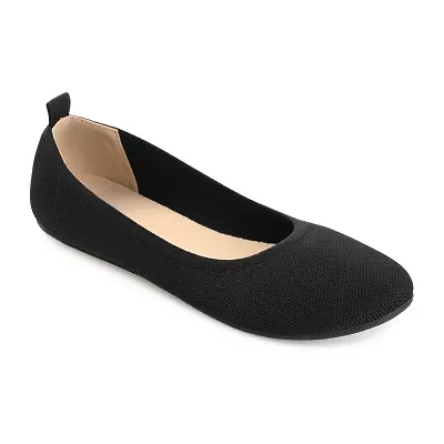 Journee Collection Jersie Womens Round Closed Toe Ballet Flats