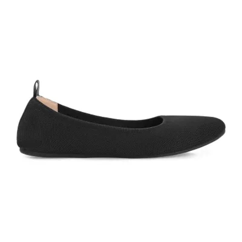 Journee Collection Jersie Womens Round Closed Toe Ballet Flats