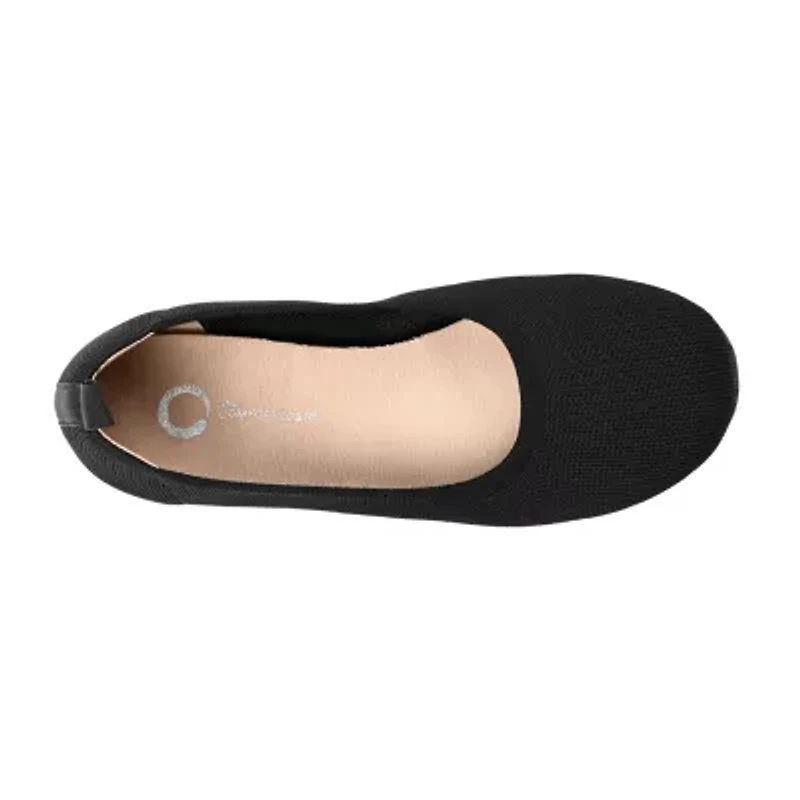 Journee Collection Jersie Womens Round Closed Toe Ballet Flats