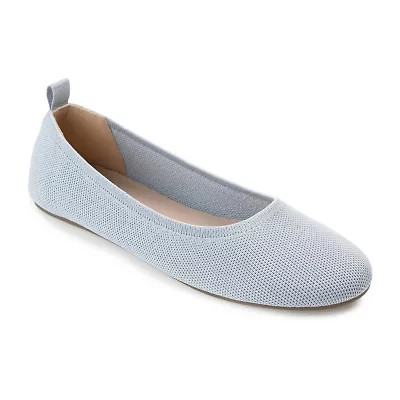 Journee Collection Jersie Womens Round Closed Toe Ballet Flats