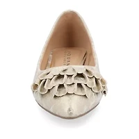 Journee Collection Womens Judy Slip-on Pointed Toe Ballet Flats