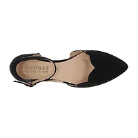 Journee Collection Womens Lana Ballet Flats Buckle Pointed Toe