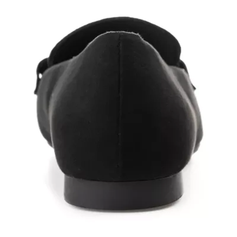 Journee Collection Cordell-Wd Womens Moc Closed Toe Loafers-Wide Width