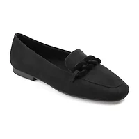 Journee Collection Cordell-Wd Womens Moc Closed Toe Loafers-Wide Width