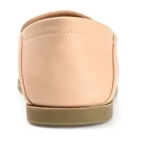Journee Collection Corinne-Wd Womens Moc Closed Toe Loafers-Wide Width
