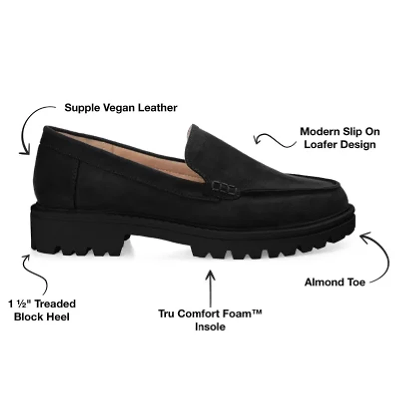 Journee Collection Erika Womens Pointed Loafers
