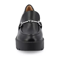 Journee Collection Kezziah Womens Moc Closed Toe Block Heel Pumps