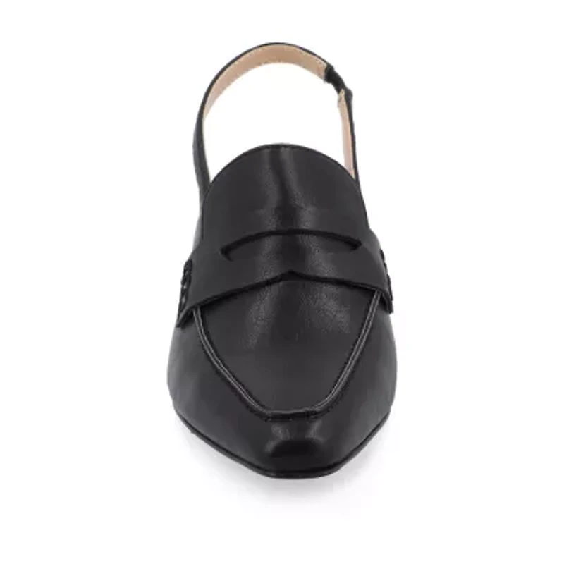 Journee Collection Amory Womens Square Closed Toe Kitten Heel Pumps