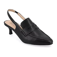 Journee Collection Amory Womens Square Closed Toe Kitten Heel Pumps