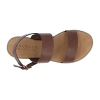 Journee Collection Womens Lavine Slingback Strap Flat Sandals