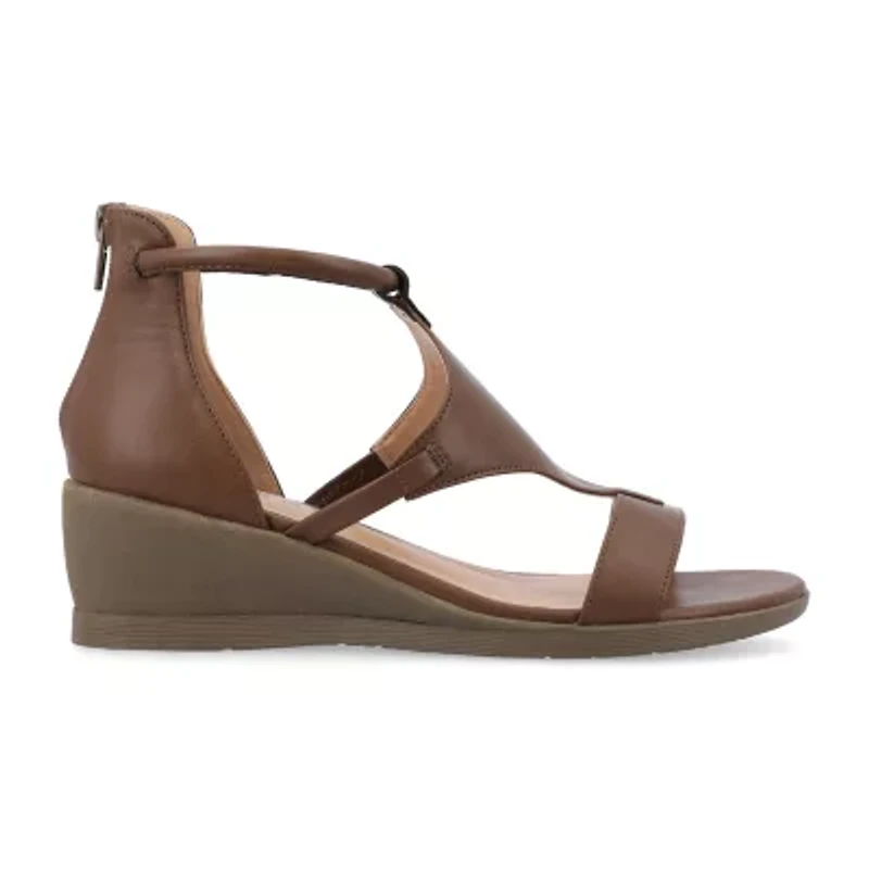 Journee Collection Womens Trayle Wedge Sandals