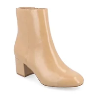 Journee Collection Womens Adria Block Heel Booties