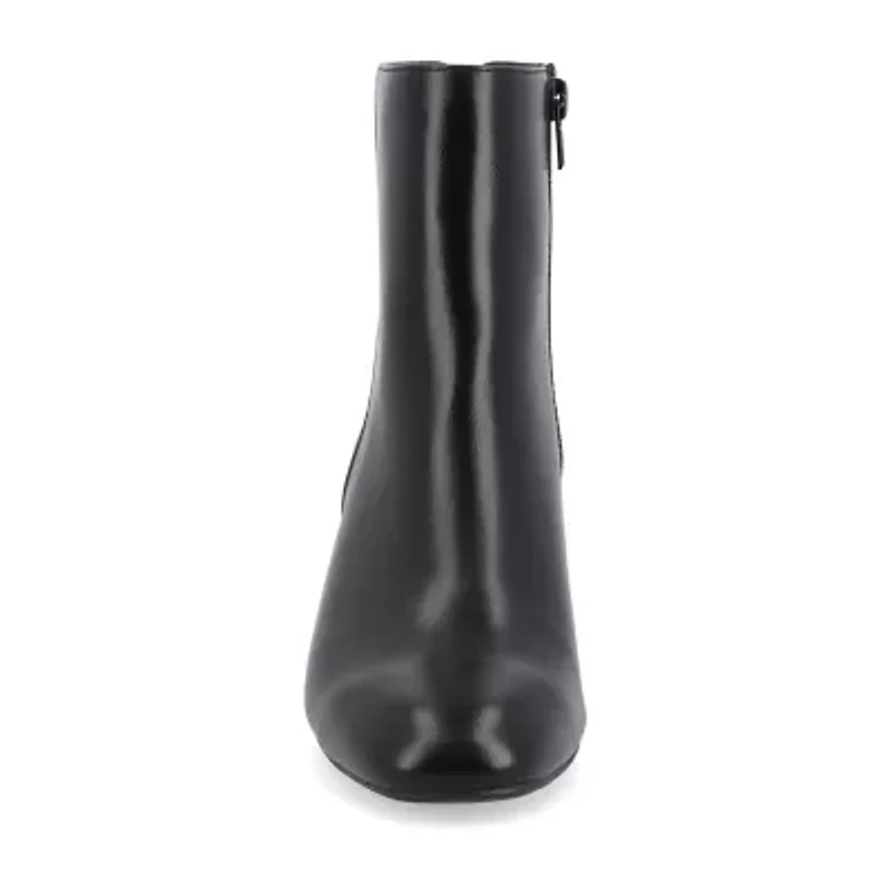 Journee Collection Womens Adria Block Heel Booties