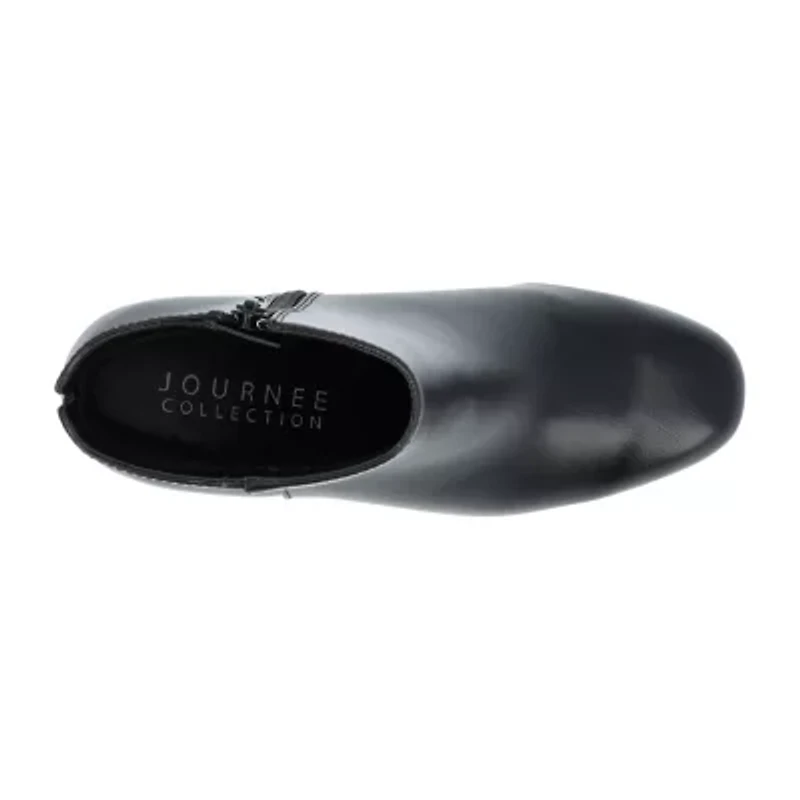 Journee Collection Womens Adria Block Heel Booties