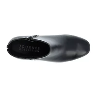 Journee Collection Womens Adria Block Heel Booties
