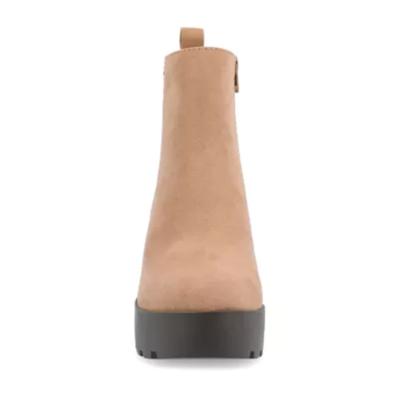 Journee Collection Womens Cassidy Block Heel Booties