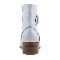 Journee Collection Womens Elley Stacked Heel Booties