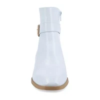 Journee Collection Womens Elley Stacked Heel Booties