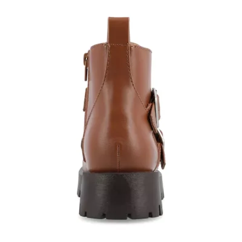 Journee Collection Womens Maebry Block Heel Booties