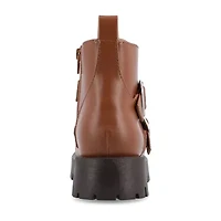 Journee Collection Womens Maebry Block Heel Booties