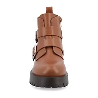 Journee Collection Womens Maebry Block Heel Booties