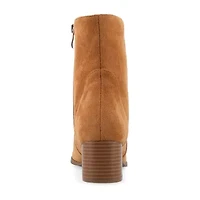 Journee Collection Womens Hayven Stacked Heel Booties