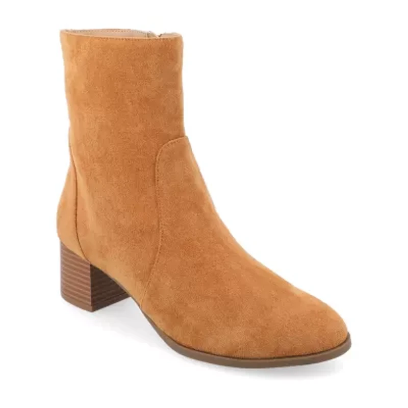 Journee Collection Womens Hayven Stacked Heel Booties