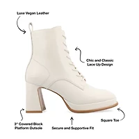 Journee Collection Womens Kalindi Block Heel Booties