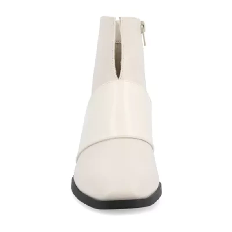 Journee Collection Womens Kyler Stacked Heel Booties