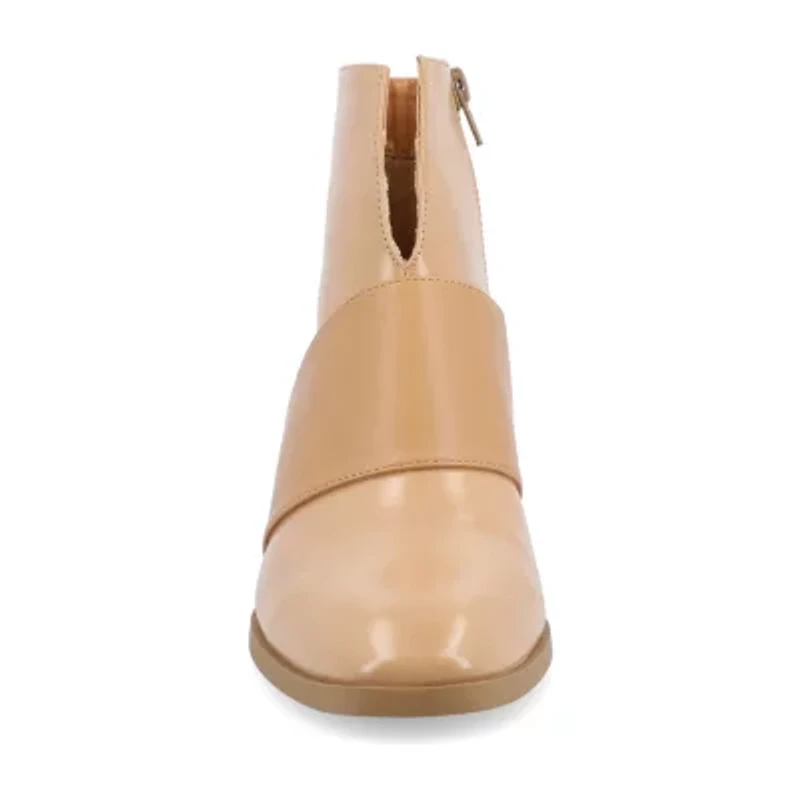 Journee Collection Womens Kyler Stacked Heel Booties