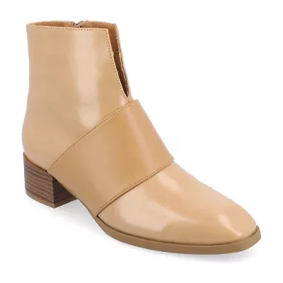 Journee Collection Womens Kyler Stacked Heel Booties