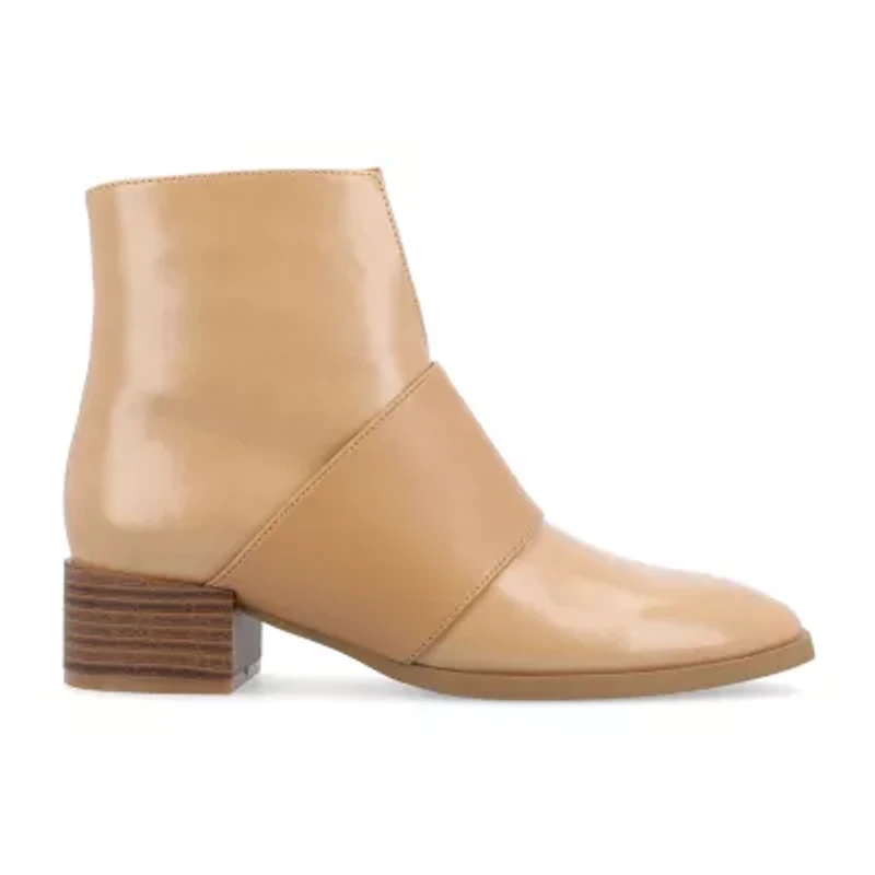 Journee Collection Womens Kyler Stacked Heel Booties