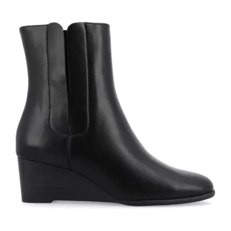 Journee Collection Womens Kylo Wedge Heel Booties